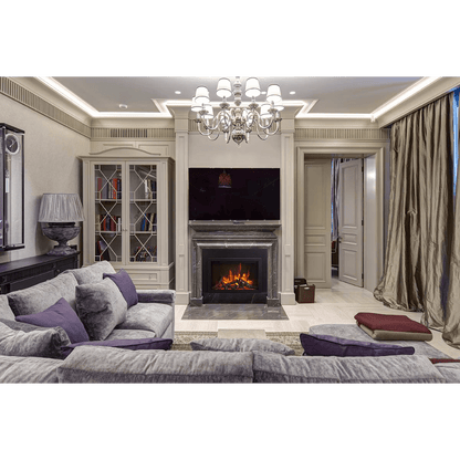 Amantii Traditional Bespoke 48" Indoor/Outdoor Smart Electric Fireplace Insert