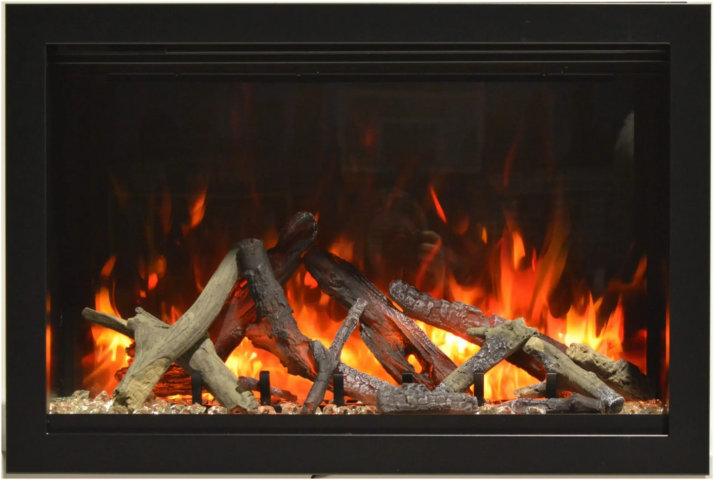 Amantii Traditional Lumina 33" Indoor/Outdoor Smart Electric Fireplace Insert