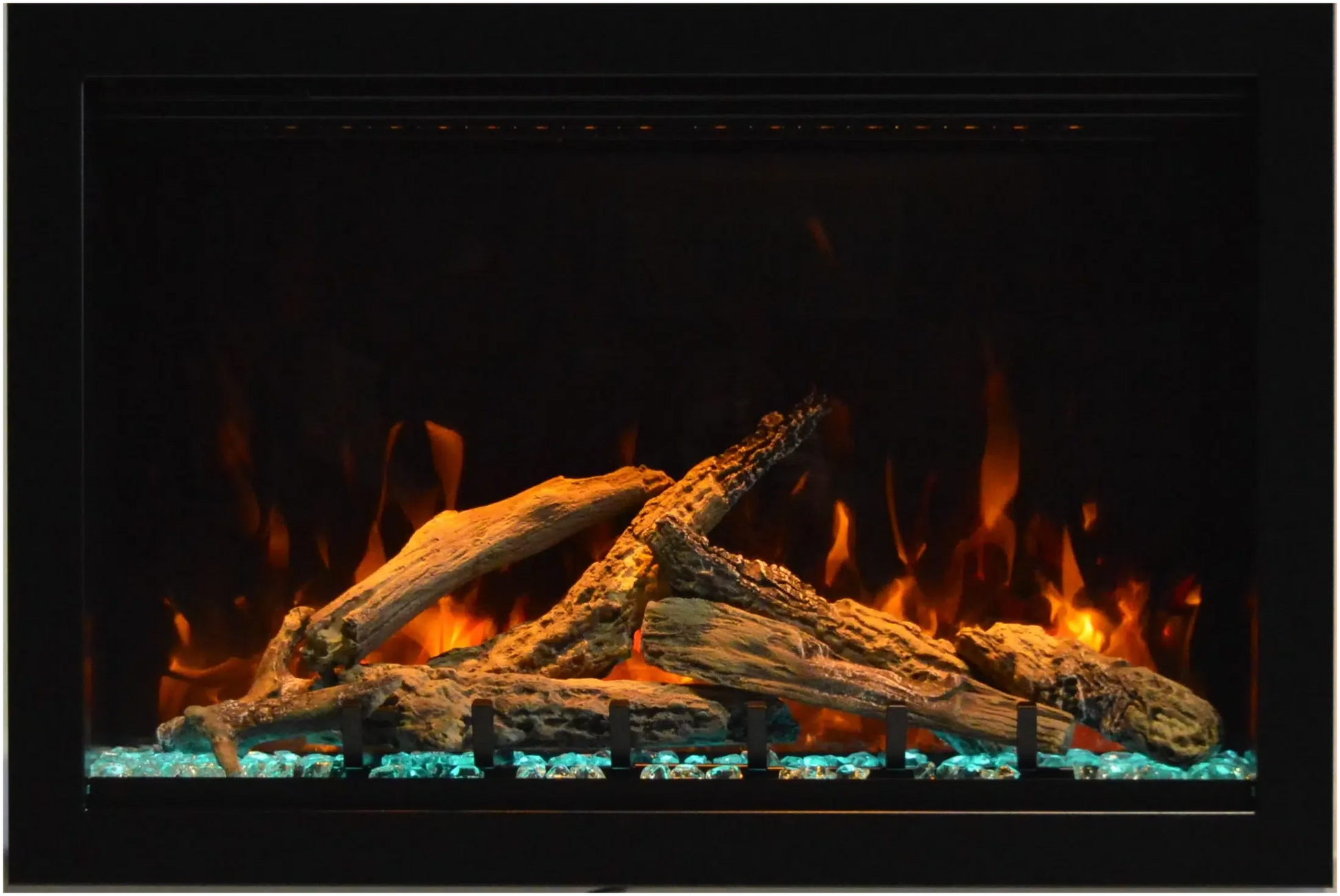 Amantii Traditional Lumina 38" Indoor/Outdoor Smart Electric Fireplace Insert