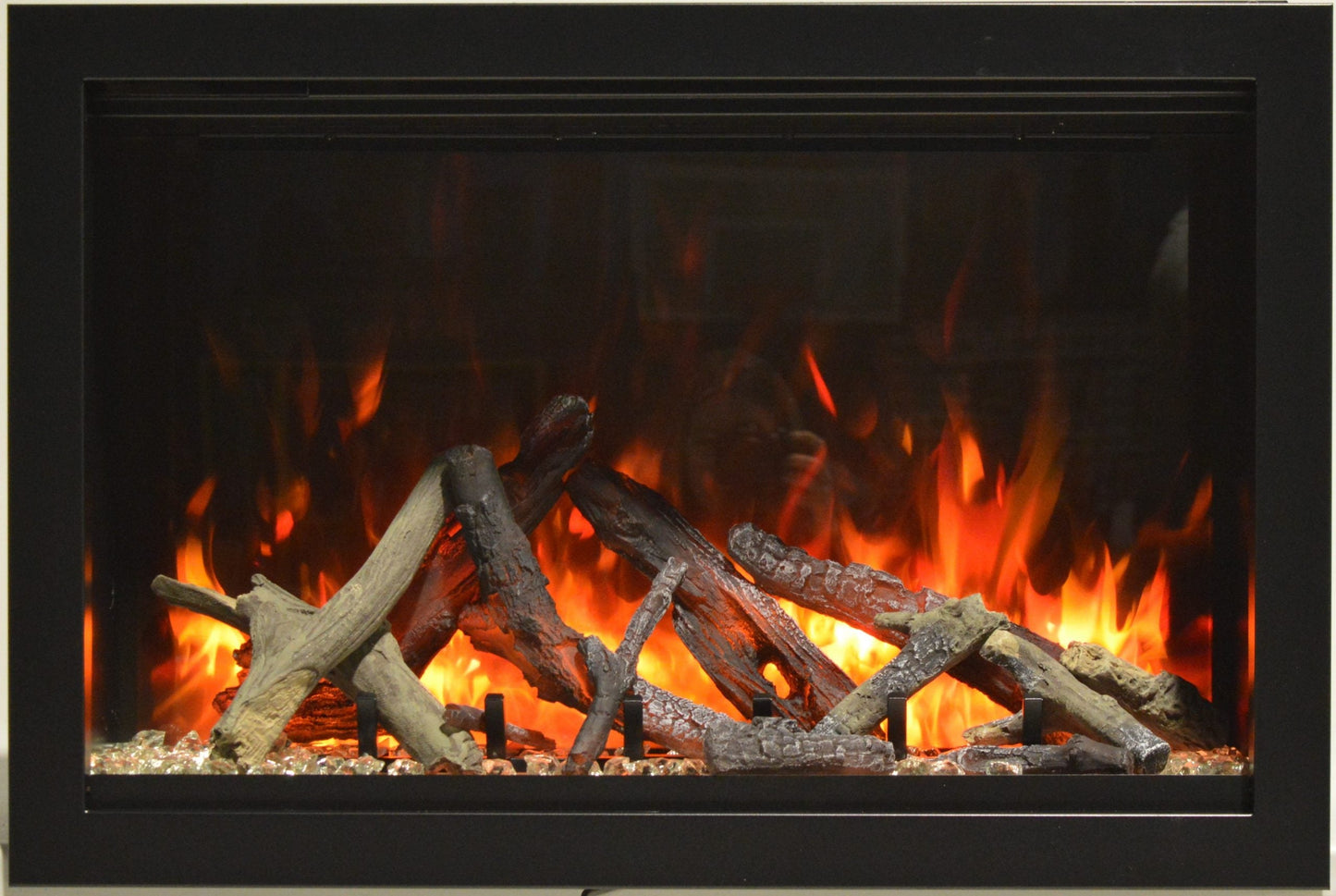 Amantii Traditional Lumina 44" Indoor/Outdoor Smart Electric Fireplace Insert
