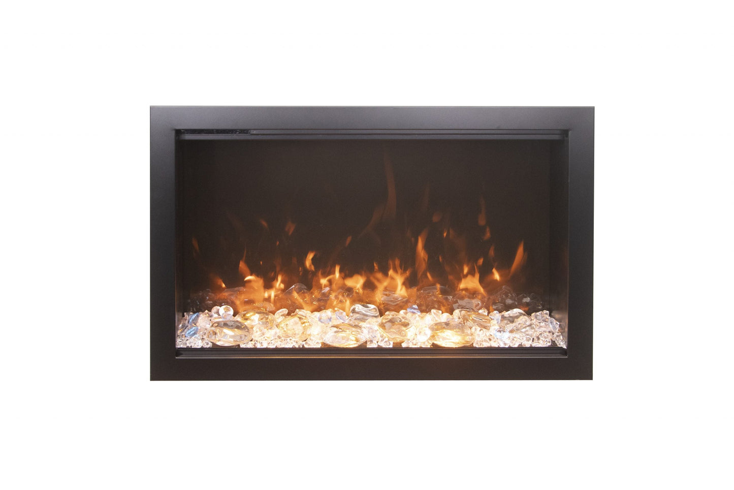 Amantii Traditional Lumina 44" Indoor/Outdoor Smart Electric Fireplace Insert