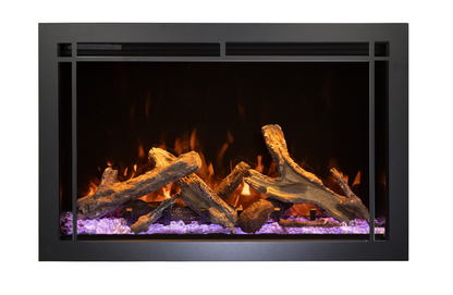 Amantii Traditional Lumina 44" Indoor/Outdoor Smart Electric Fireplace Insert