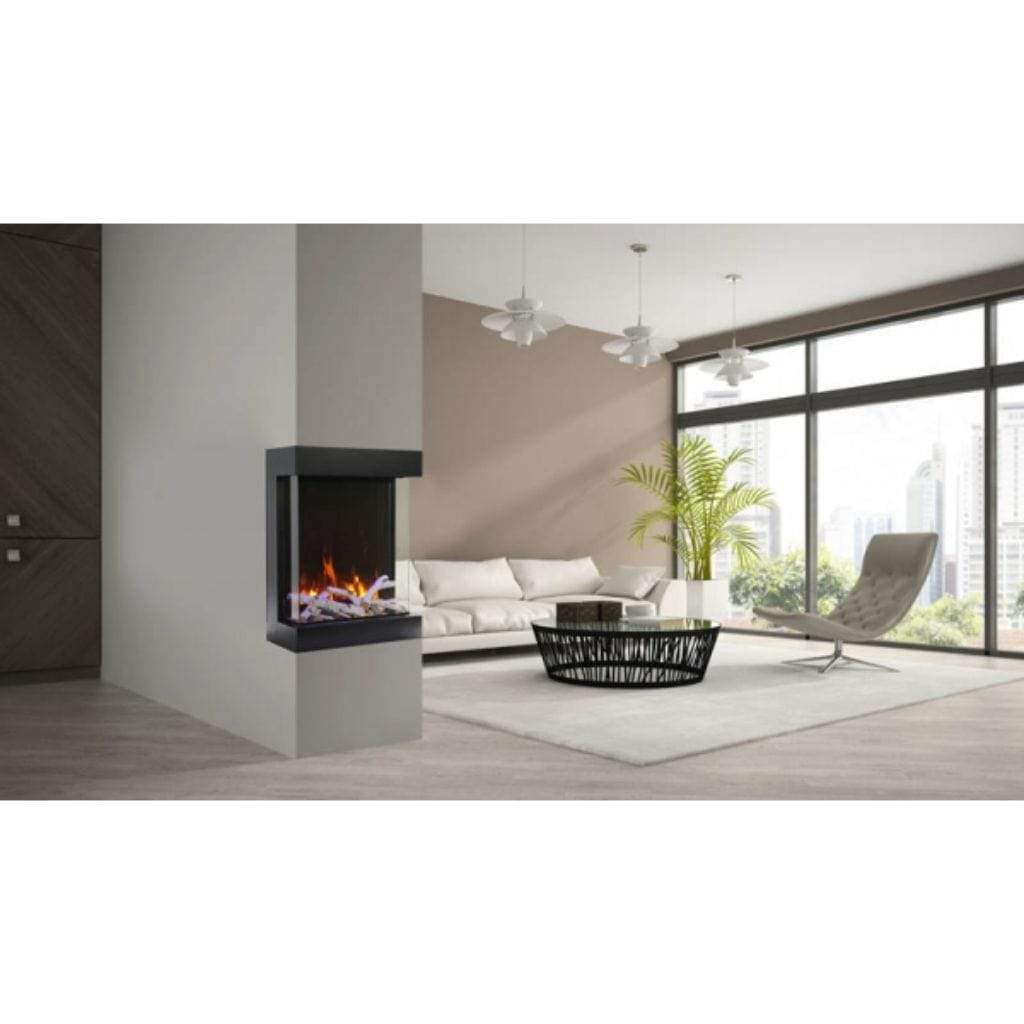 Amantii Tru-View 29" Built-In Three Sided Electric Fireplace