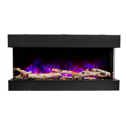 Amantii Tru-View 30" Three Sided Slim Glass Electric Fireplace