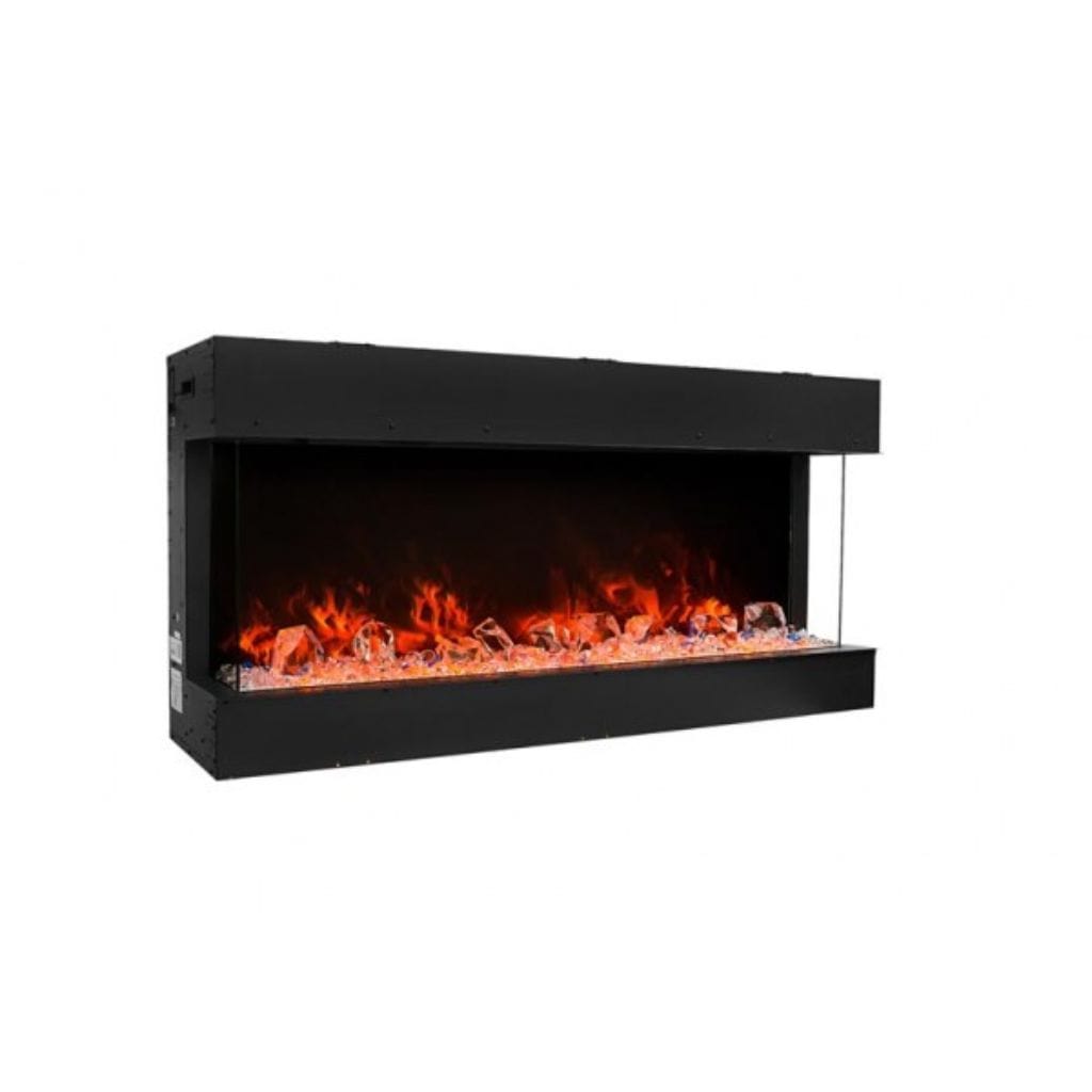 Amantii Tru-View 30" Three Sided Slim Glass Electric Fireplace