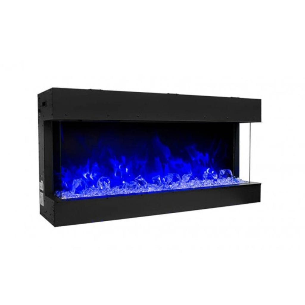 Amantii Tru-View 40" Three Sided Slim Glass Electric Fireplace