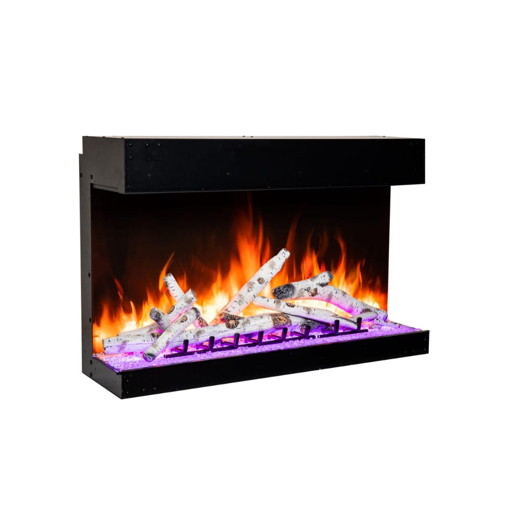 Amantii Tru View Bespoke 45" 3 Sided Indoor / Outdoor Electric Fireplace