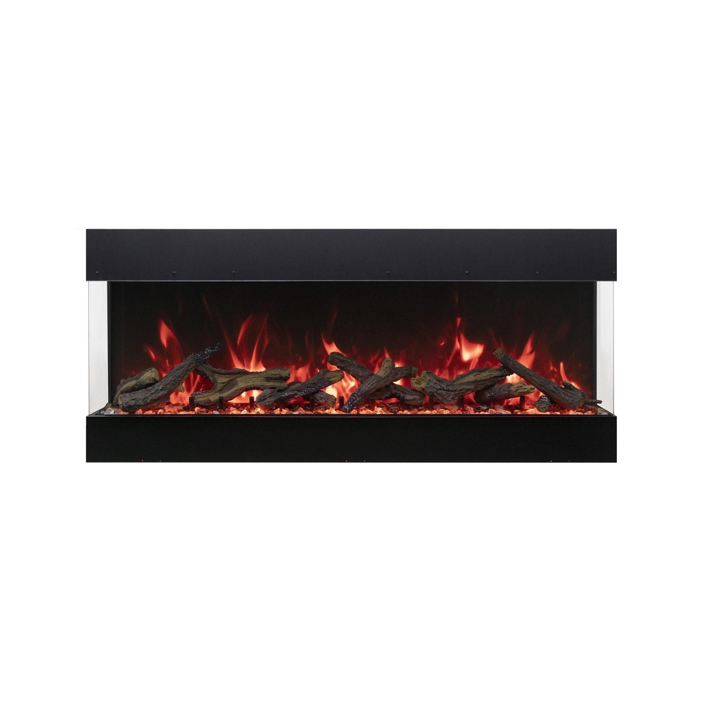 Amantii Tru View Bespoke 85" 3 Sided Indoor / Outdoor Electric Fireplace