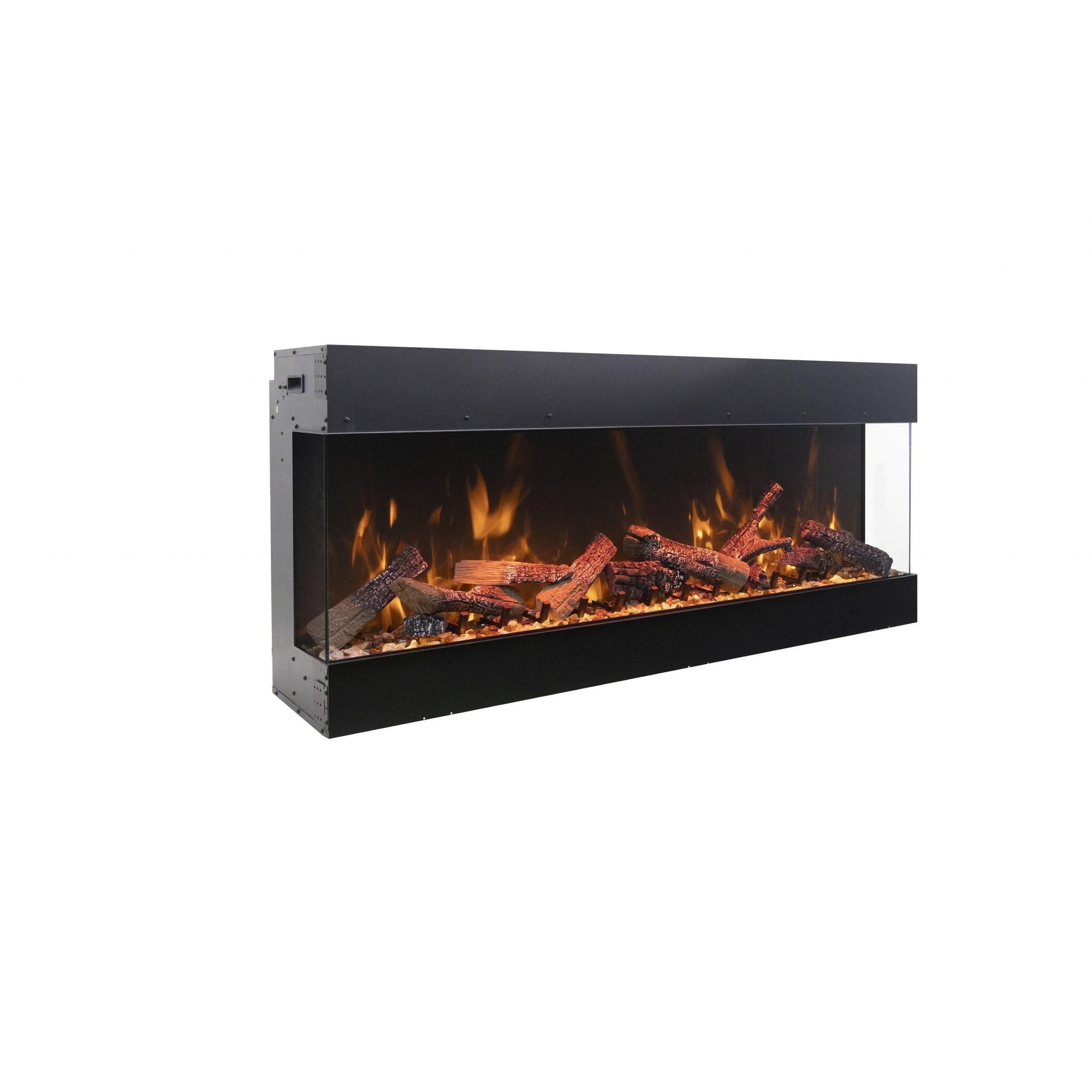 Amantii Tru View Bespoke 85" 3 Sided Indoor / Outdoor Electric Fireplace