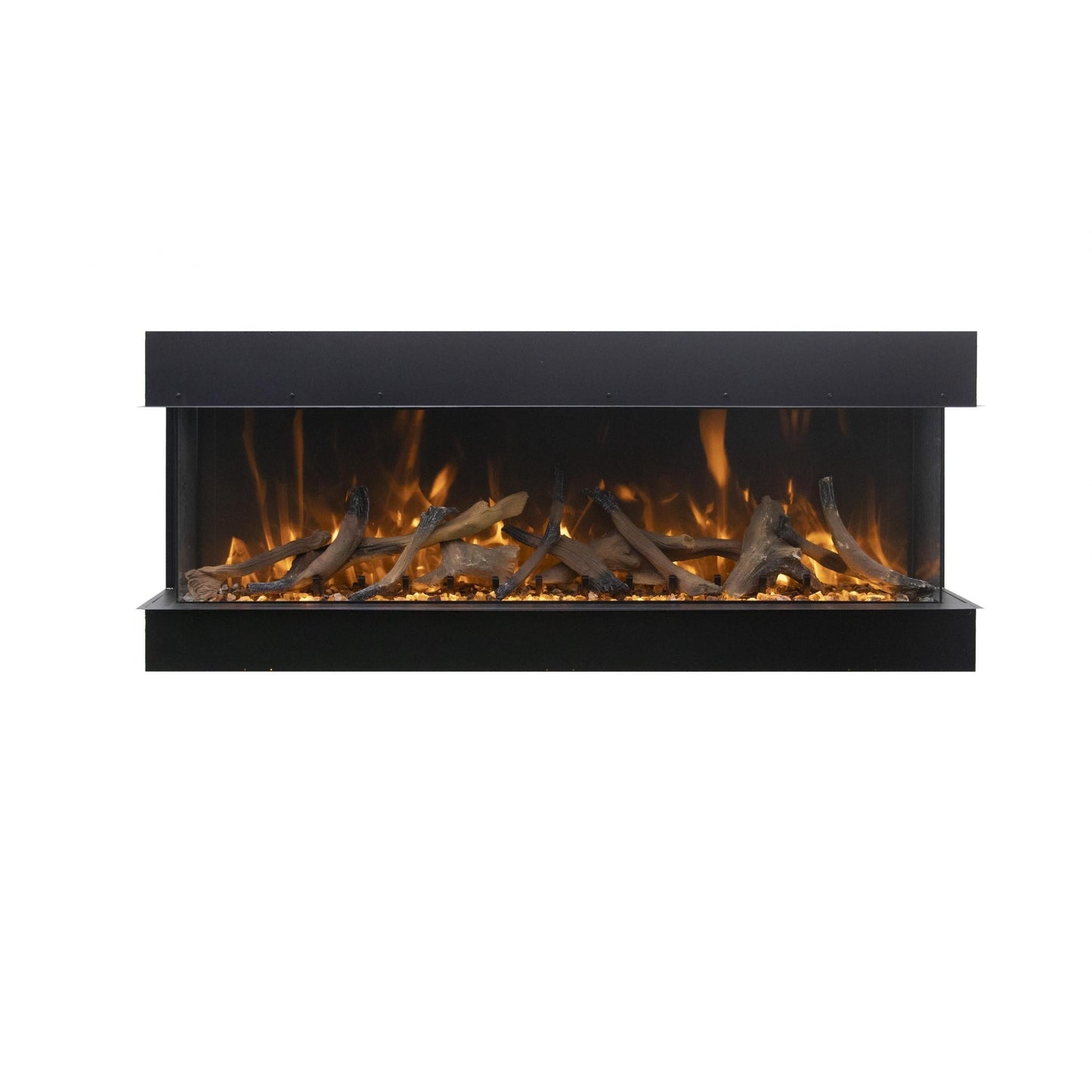 Amantii Tru View Extra Tall XL 88" 3-Sided Indoor / Outdoor Built-in Electric Fireplace