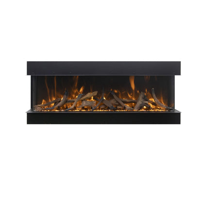 Amantii Tru View Extra Tall XL 88" 3-Sided Indoor / Outdoor Built-in Electric Fireplace