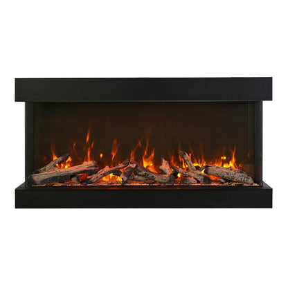 Amantii Tru View Extra Tall XL 88" 3-Sided Indoor / Outdoor Built-in Electric Fireplace