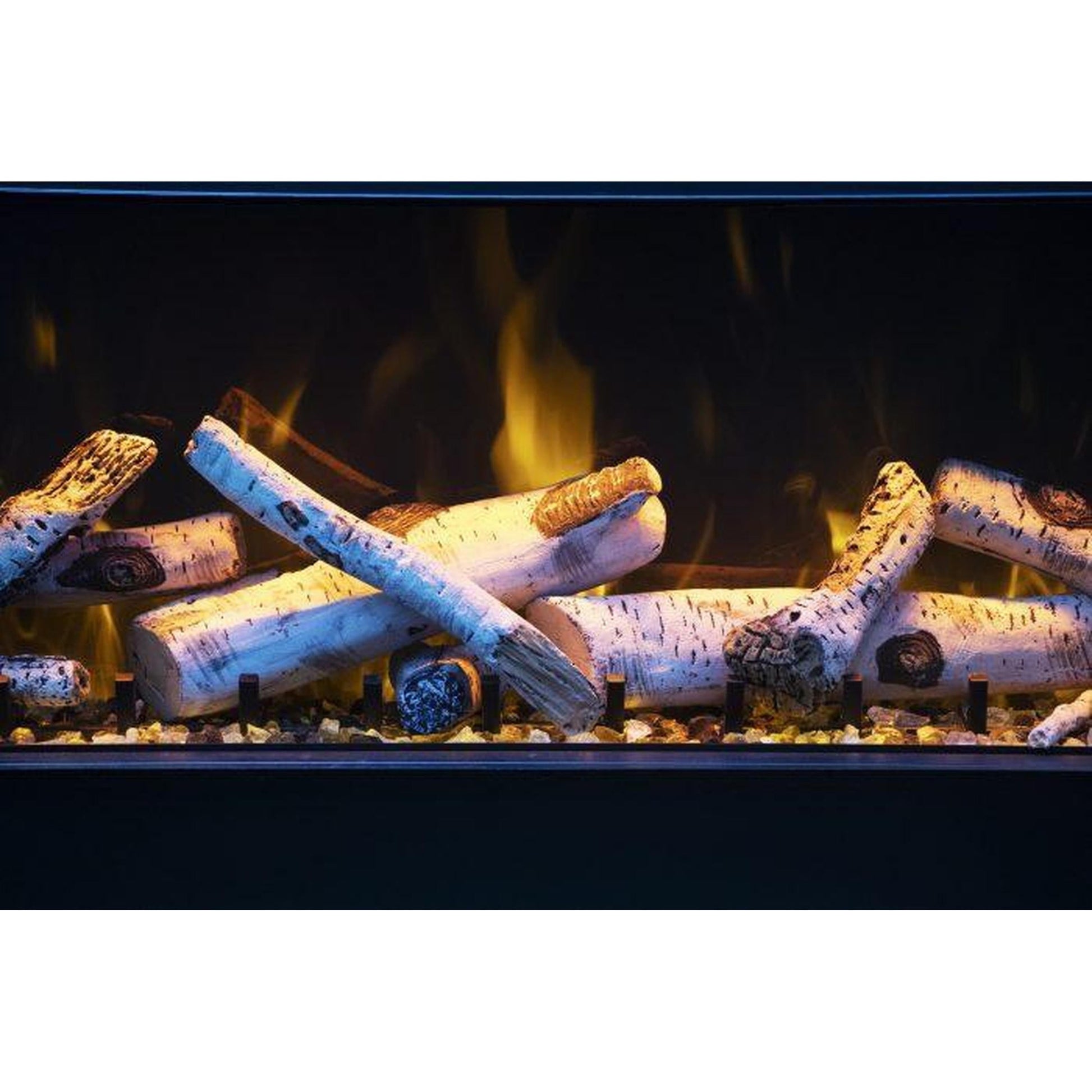 Amantii Tru View Extra Tall XL 88" 3-Sided Indoor / Outdoor Built-in Electric Fireplace