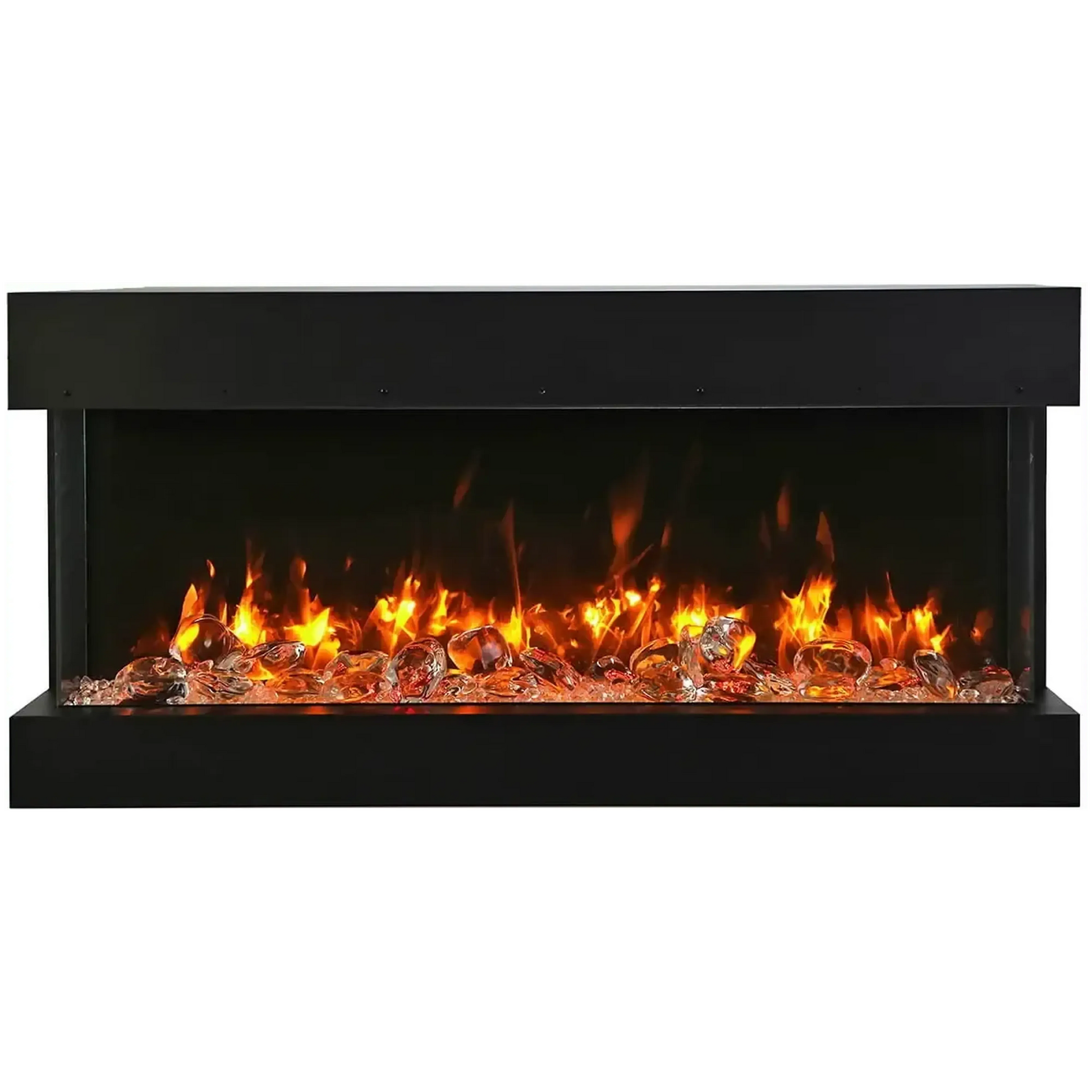 Amantii Tru View Slim Lumina 72" 3-Sided Indoor / Outdoor Electric Fireplace