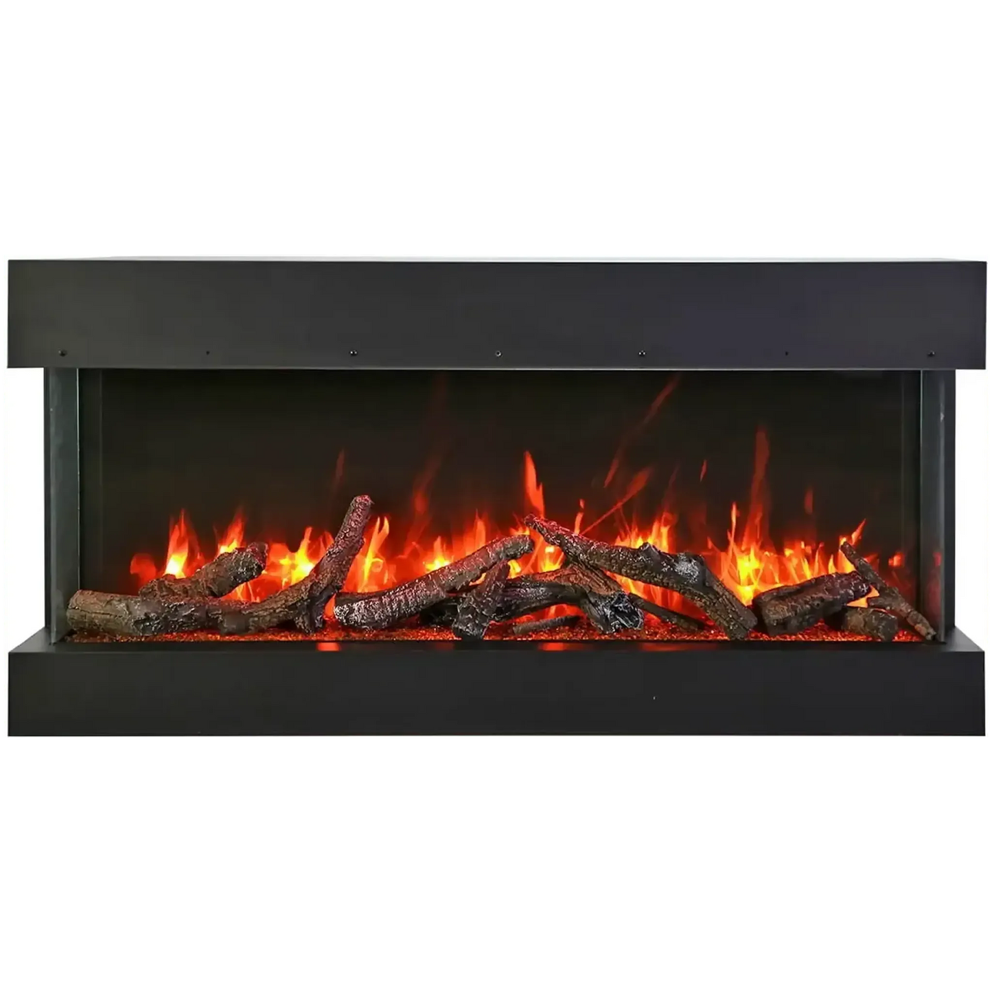 Amantii Tru View Slim Lumina 72" 3-Sided Indoor / Outdoor Electric Fireplace