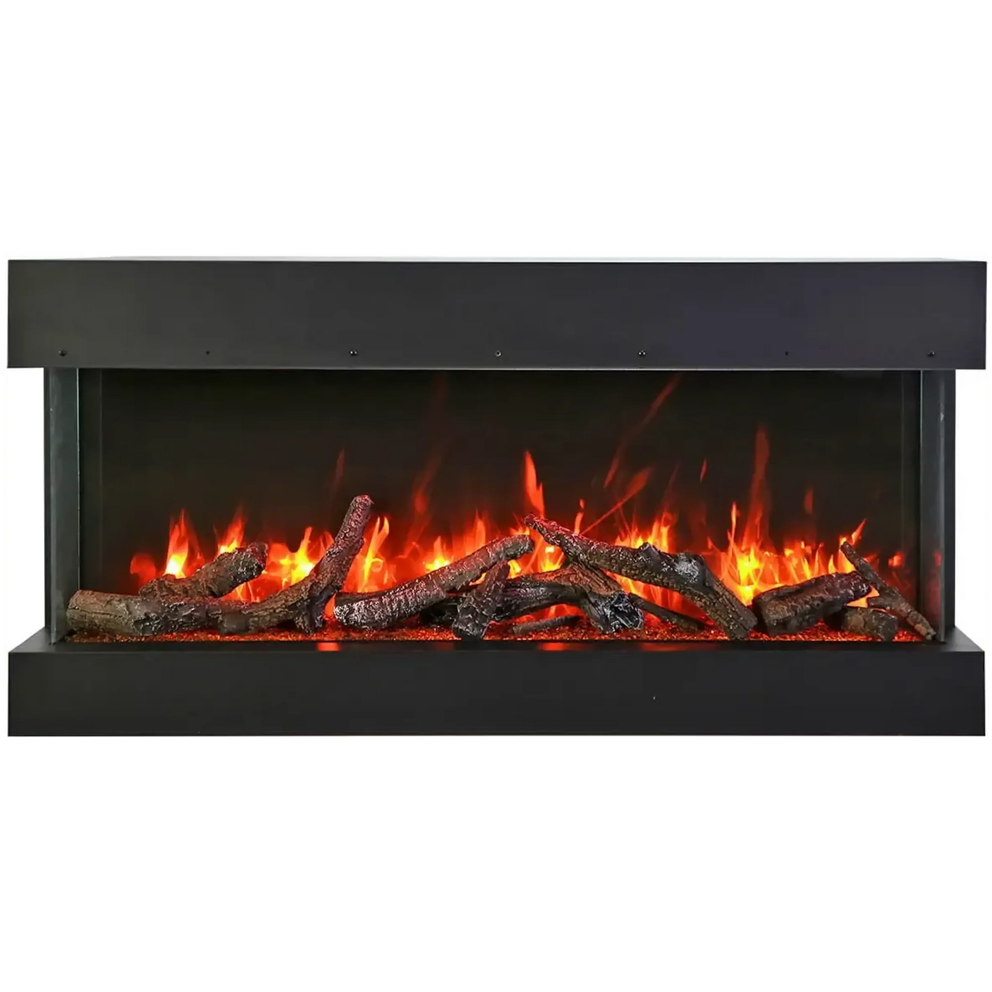 Amantii Tru View Slim Lumina 72" 3-Sided Indoor / Outdoor Electric Fireplace
