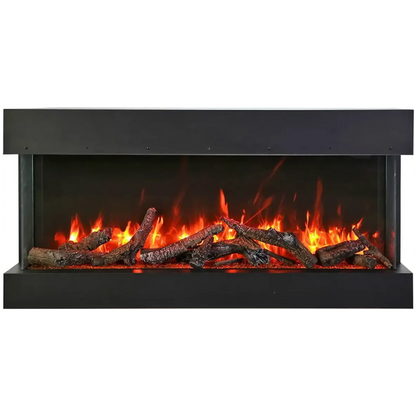 Amantii Tru View Slim Lumina 72" 3-Sided Indoor / Outdoor Electric Fireplace