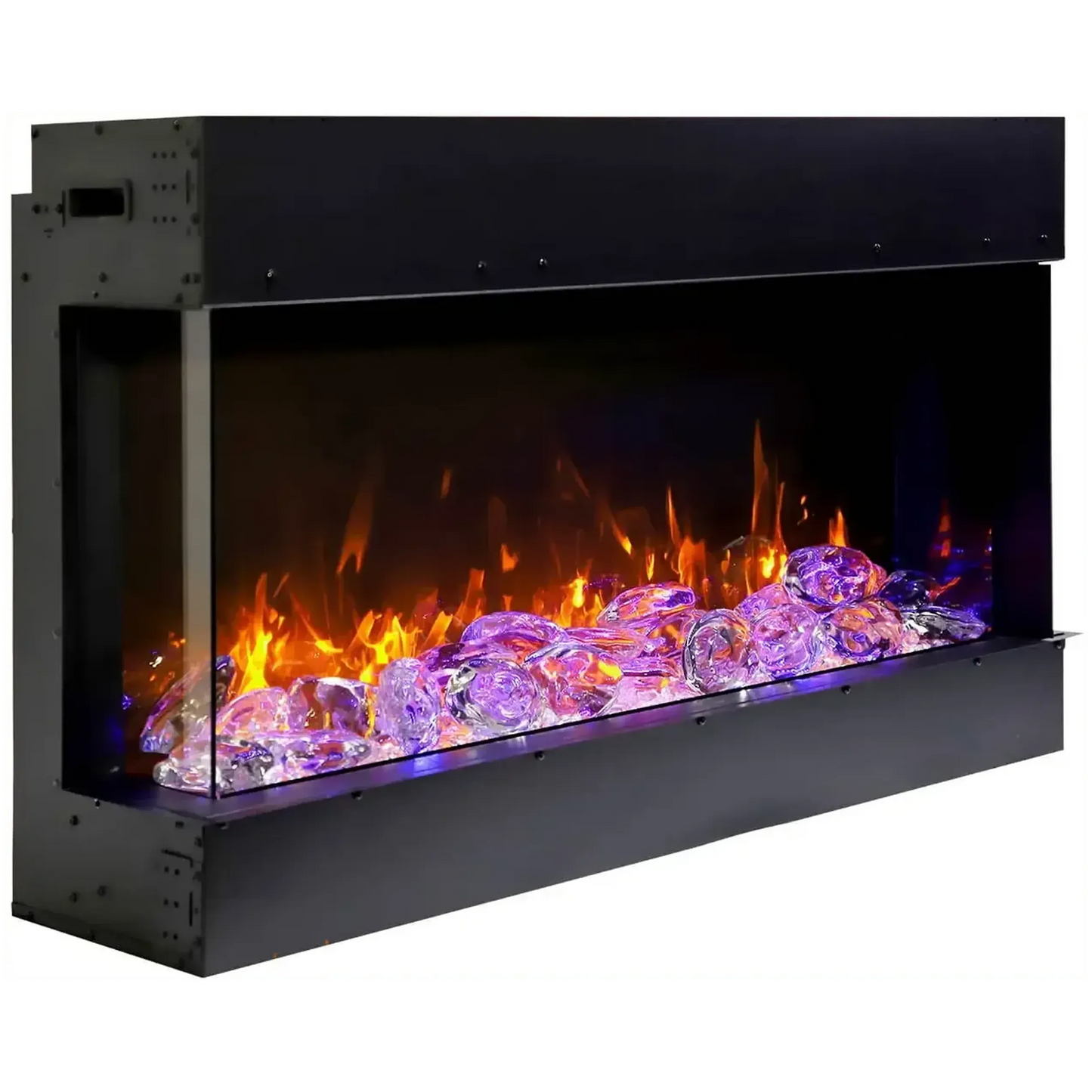 Amantii Tru View Slim Lumina 72" 3-Sided Indoor / Outdoor Electric Fireplace
