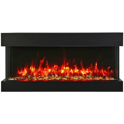 Amantii Tru View Slim Lumina 72" 3-Sided Indoor / Outdoor Electric Fireplace