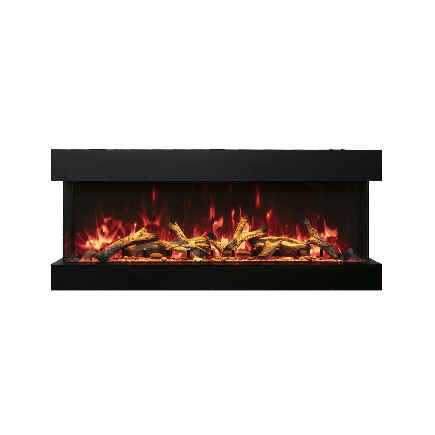 Amantii Tru View XL Deep 72" 3-Sided Indoor / Outdoor Built-in Electric Fireplace