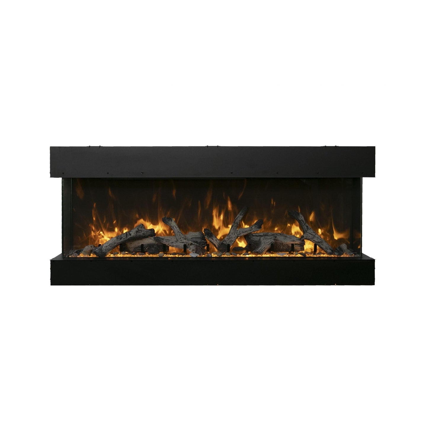 Amantii Tru View XL Deep 72" 3-Sided Indoor / Outdoor Built-in Electric Fireplace