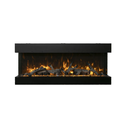 Amantii Tru View XL Deep 72" 3-Sided Indoor / Outdoor Built-in Electric Fireplace