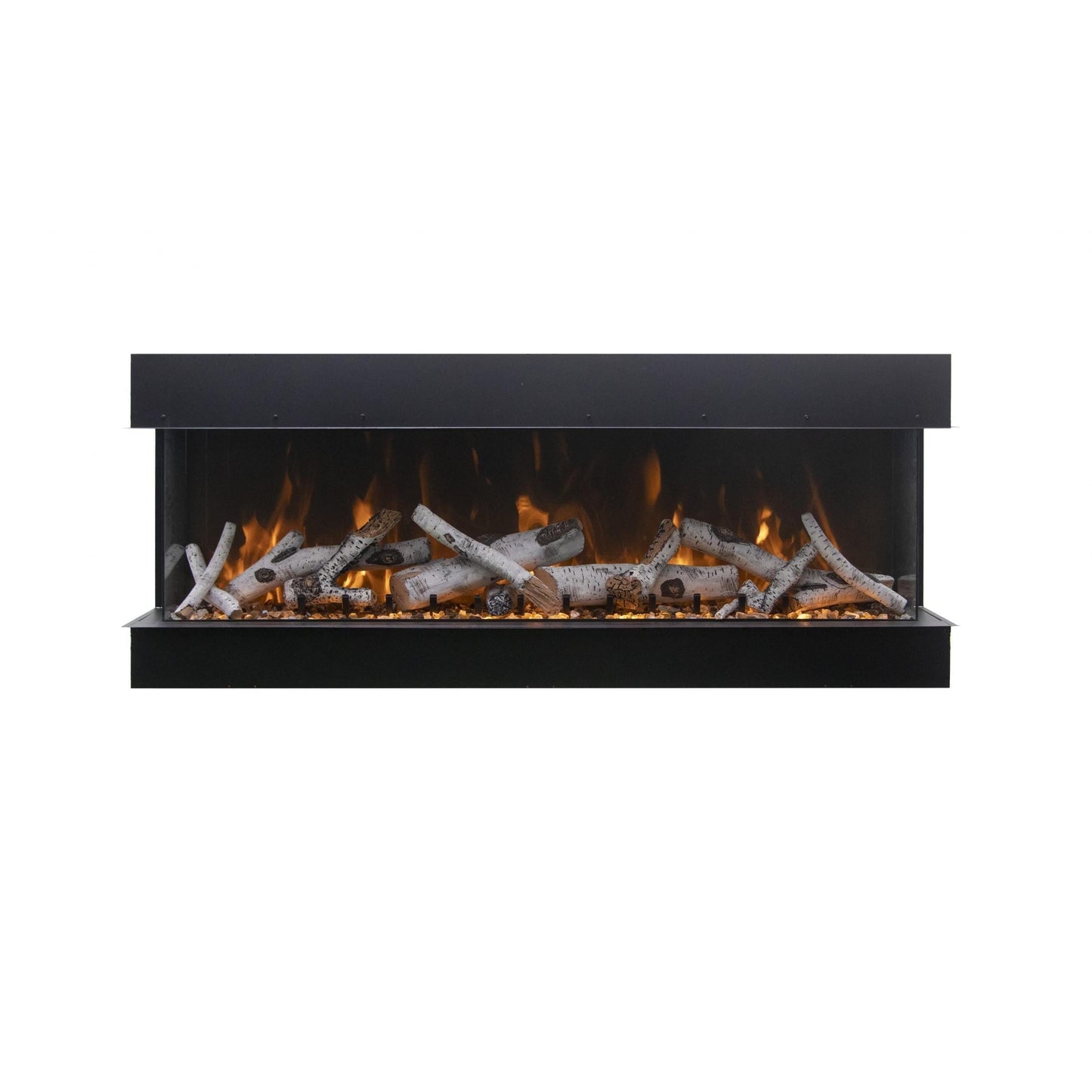 Amantii Tru View XL Deep 72" 3-Sided Indoor / Outdoor Built-in Electric Fireplace