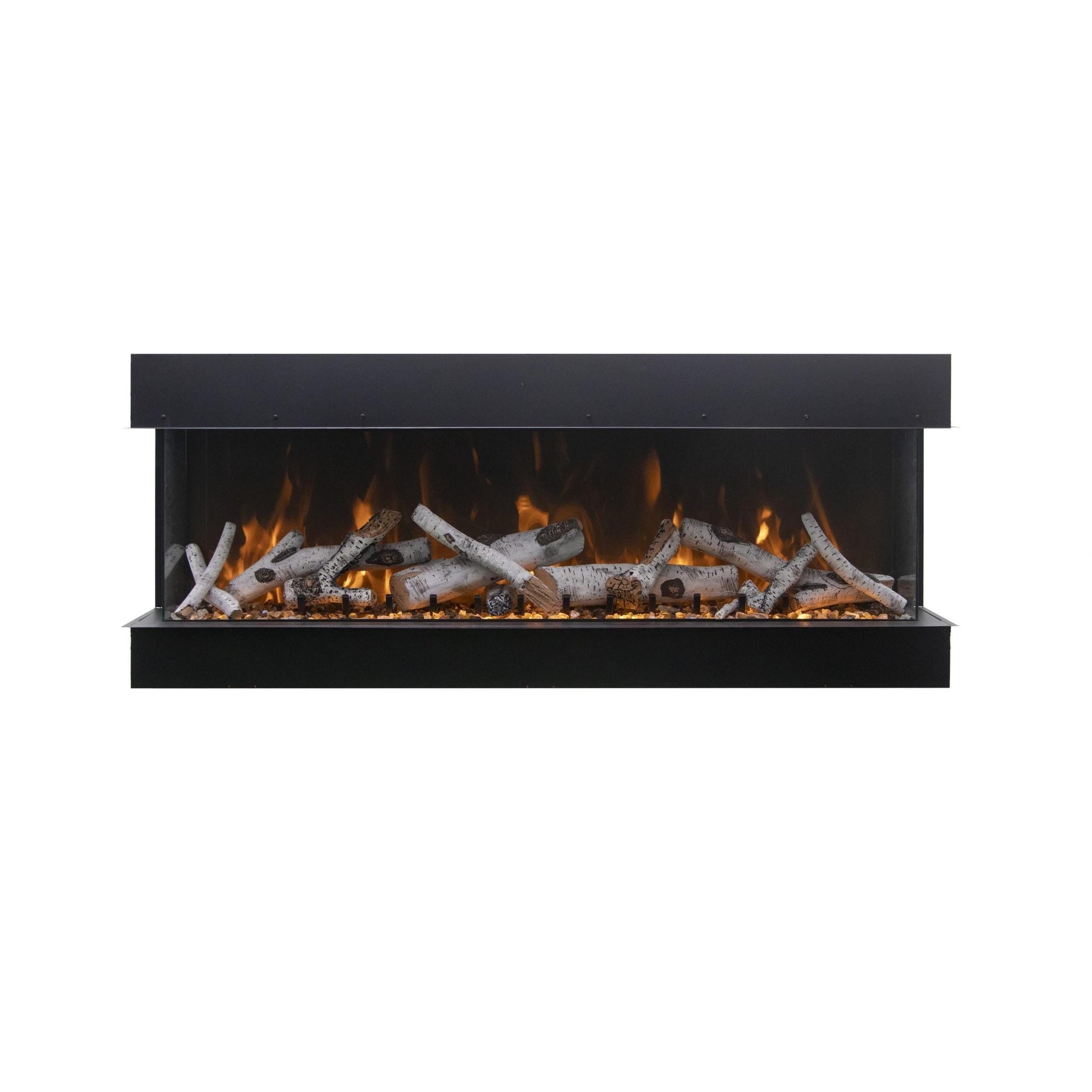 Amantii Tru View XL Deep 72" 3-Sided Indoor / Outdoor Built-in Electric Fireplace