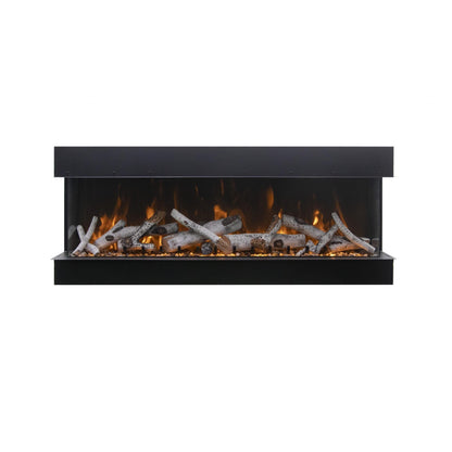 Amantii Tru View XL Deep 72" 3-Sided Indoor / Outdoor Built-in Electric Fireplace