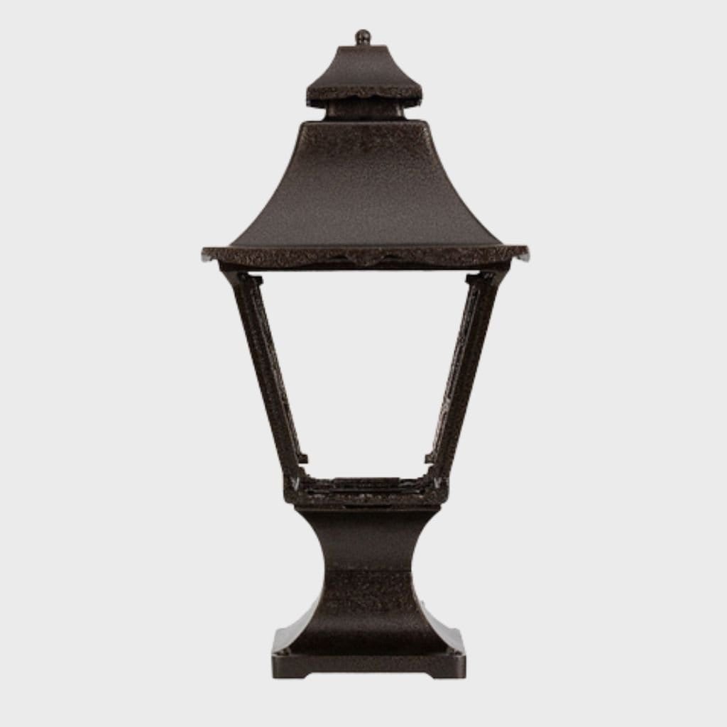American Gas Lamp Works 10" 1900R Essex Aluminum Pier Mount Residential Electric Light Head