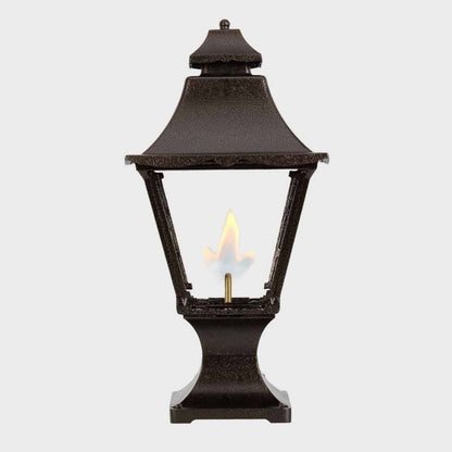 American Gas Lamp Works 10" 1900R Essex Aluminum Pier Mount Residential Electric Light Head