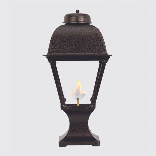 American Gas Lamp Works 10" 2000R Washington Aluminum Pier Mount Residential Electric Light Head