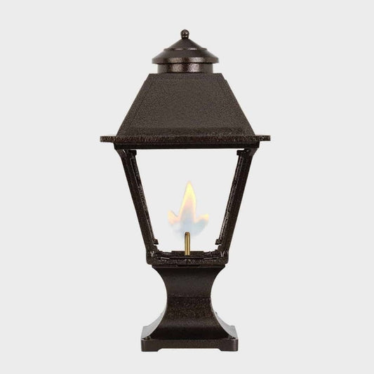 American Gas Lamp Works 11" 2300R Westmoreland Aluminum Pier Mount Residential Electric Light Head