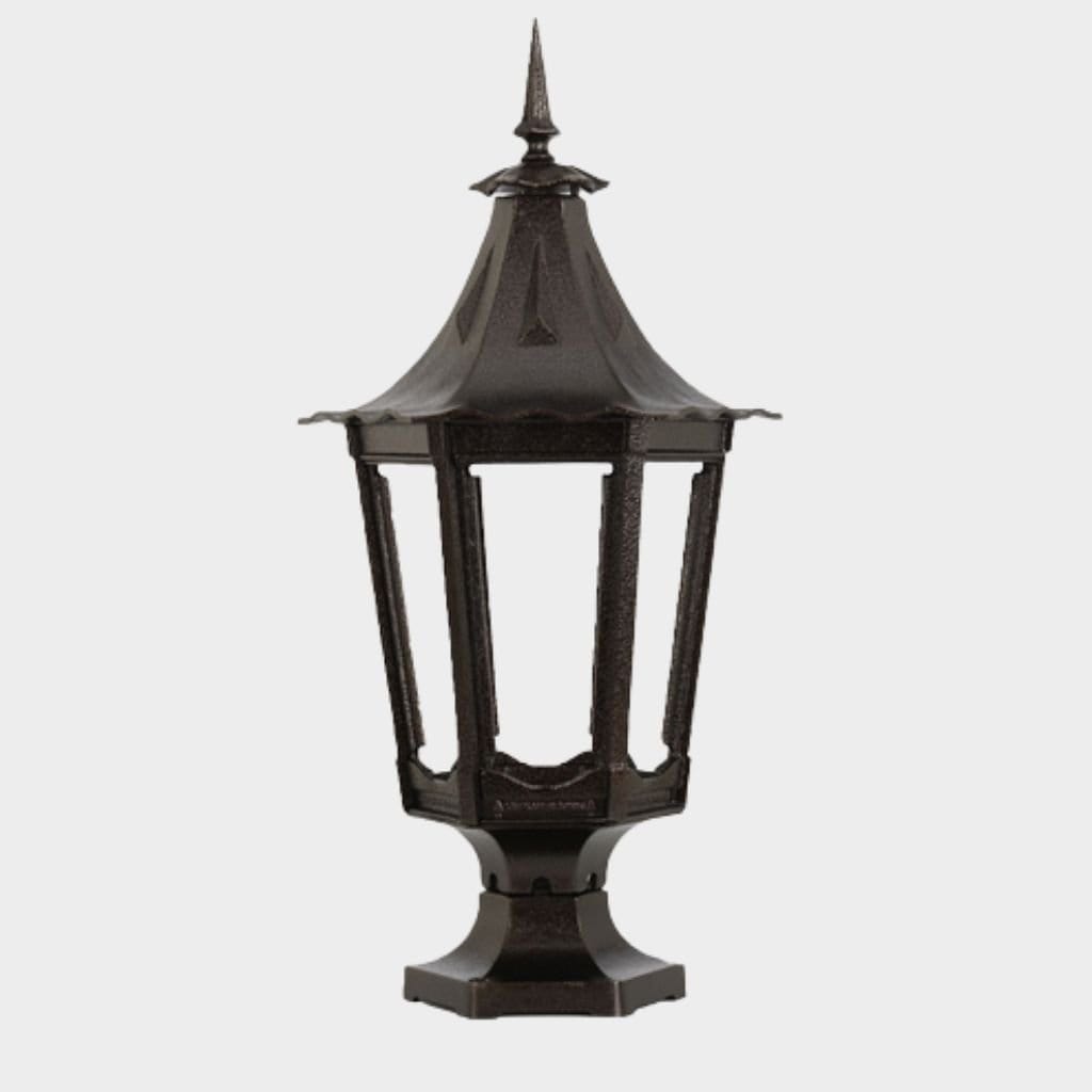 American Gas Lamp Works 13" 1400R Cavalier Aluminum Pier Mount Residential Electric Light Head