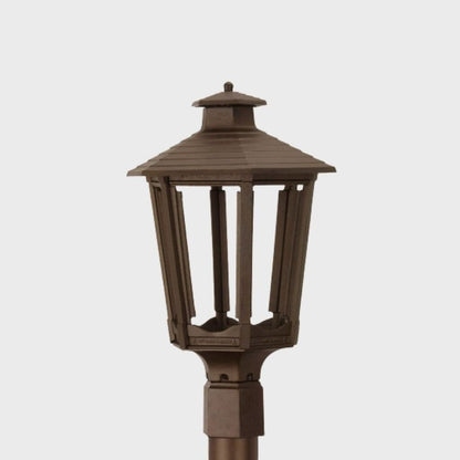 American Gas Lamp Works 13" 1600H Cosmopolitan Aluminum Post Mount Residential Electric Light Head