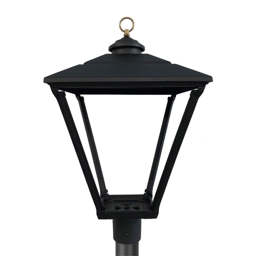 American Gas Lamp Works 16" 3800H Baldwin Aluminum Post Mount Mid-Size Electric Light Head