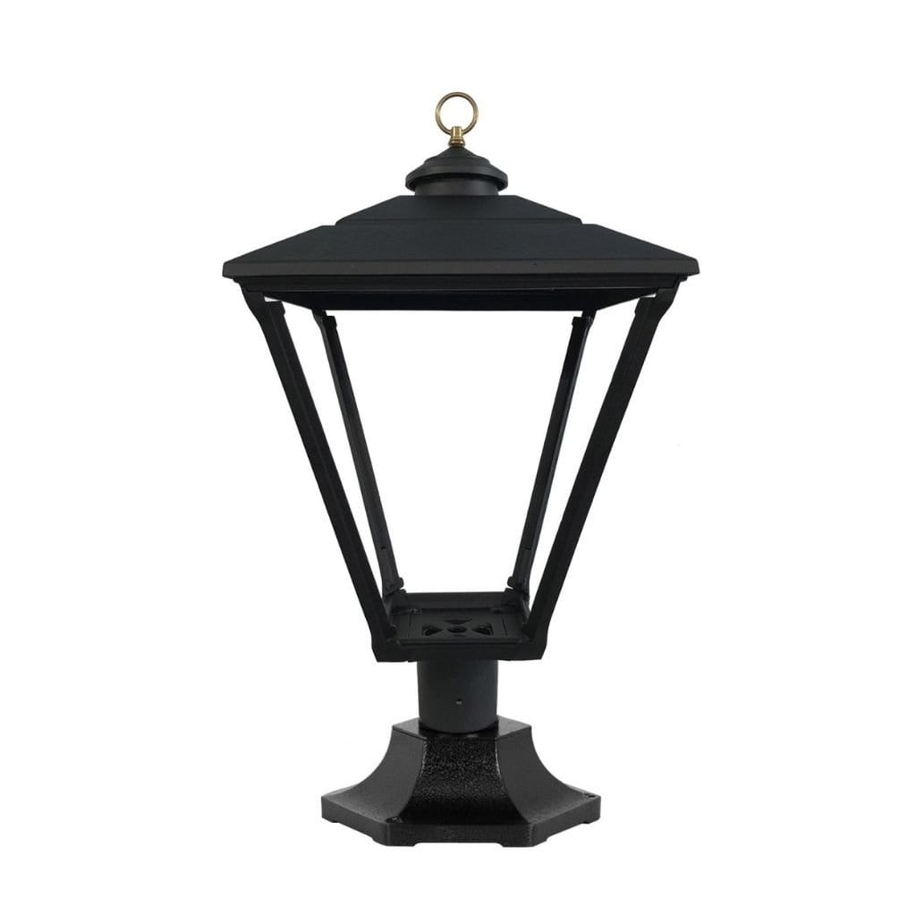 American Gas Lamp Works 16" 3800R Baldwin Aluminum Pier Mount Mid-Size Electric Light Head