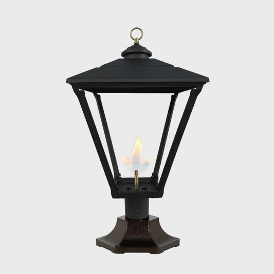 American Gas Lamp Works 16" 3800R Baldwin Aluminum Pier Mount Mid-Size Electric Light Head
