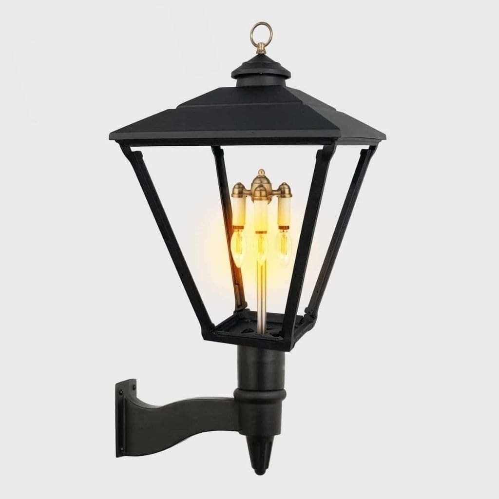 American Gas Lamp Works 16" 3800W Baldwin Aluminum Wall Mount Mid-Size Electric Light Head