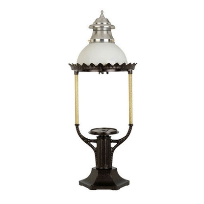 American Gas Lamp Works 17" 3600R Boulevard Aluminum Pier Mount Estate Electric Light Head