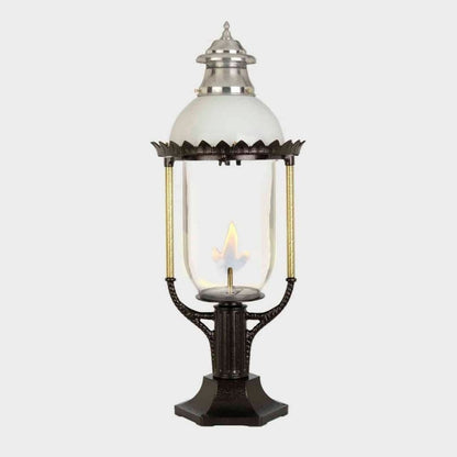 American Gas Lamp Works 17" 3600R Boulevard Aluminum Pier Mount Estate Electric Light Head