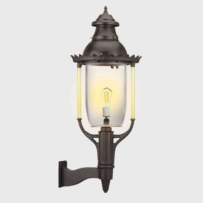 American Gas Lamp Works 17" 3600W Boulevard Aluminum Wall Mount Estate Electric Light Head