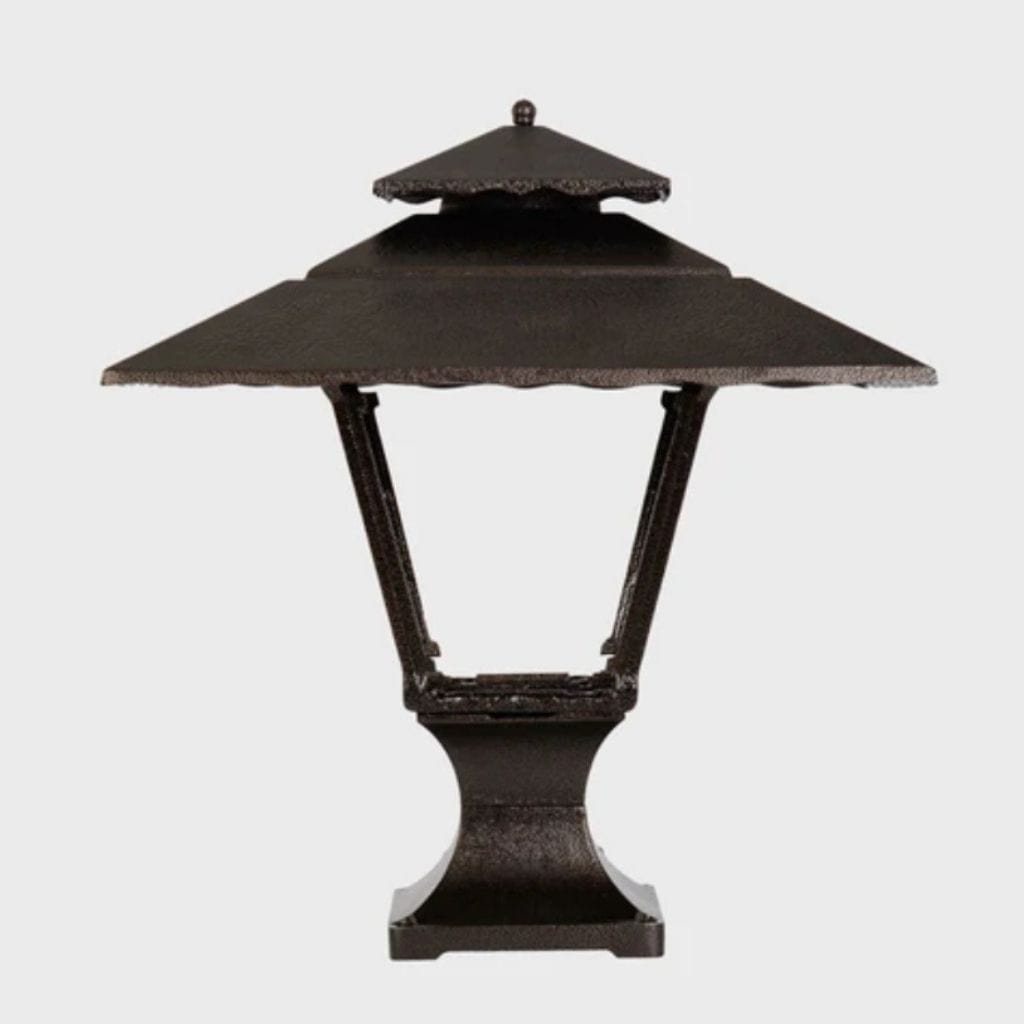 American Gas Lamp Works 18" 1800R Contemporary Aluminum Pier Mount Residential Electric Light Head