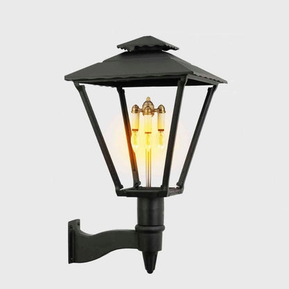 American Gas Lamp Works 18" 3701W Old Allegheny Aluminum Wall Mount Mid-Size Electric Light Head