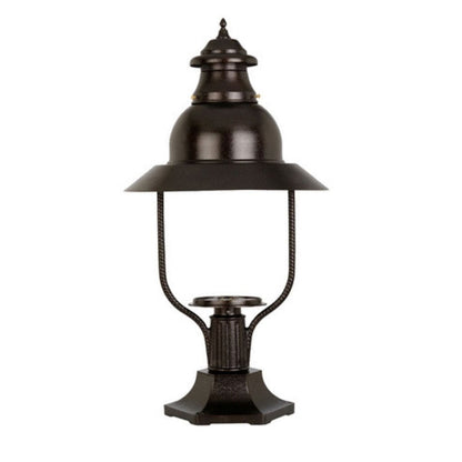 American Gas Lamp Works 21" 4300R Apollo Aluminum Pier Mount Estate Electric Light Head