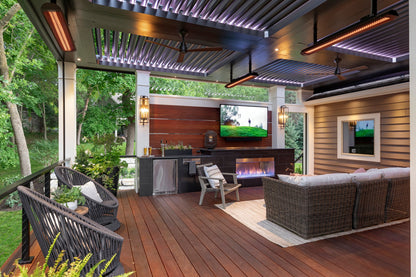 Bromic Heating Tungsten Smart-Heat 44" 2000 Watt 220-240V Black Electric Patio Heater