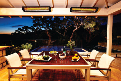 Bromic Heating Tungsten Smart-Heat 44" 2000 Watt 220-240V Black Electric Patio Heater