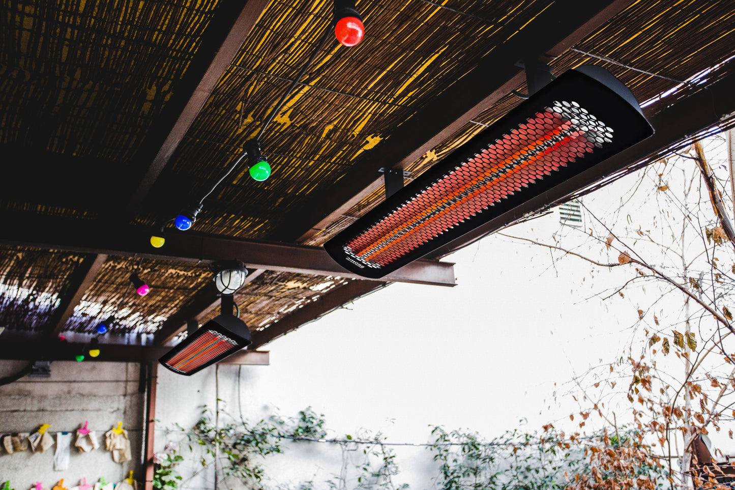 Bromic Heating Tungsten Smart-Heat 44" 2000 Watt 220-240V Black Electric Patio Heater