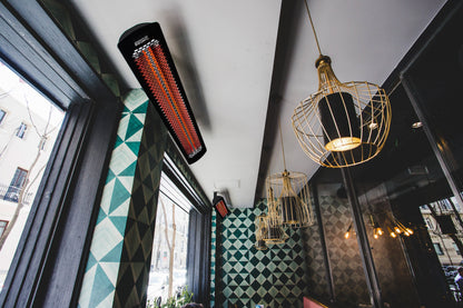 Bromic Heating Tungsten Smart-Heat 44" 2000 Watt 220-240V Black Electric Patio Heater