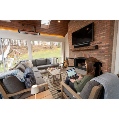 Bromic Heating Tungsten Smart-Heat 44" 2000 Watt 220-240V Black Electric Patio Heater